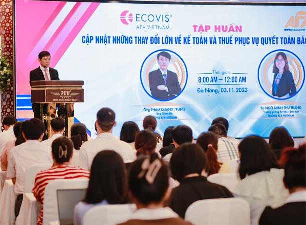 Ông Nguyễn Trọng Hiếu – Chủ tịch ECOVIS AFA VIỆT NAM phát biểu khai mạc chương trình